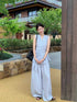 Two Piece Sleeveless Top with Trouser